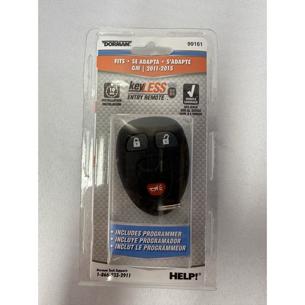 Dorman 99161 Patented Keyless Entry Remote 3 Button Compatible with Select